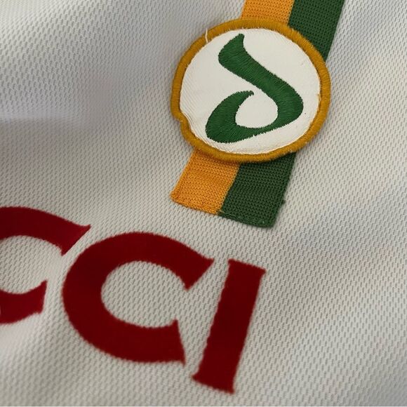 DAVOUCCI Collection 90s Spell Out Sports Jersey Shirt White Plus Size 3X - Picture 8 of 10